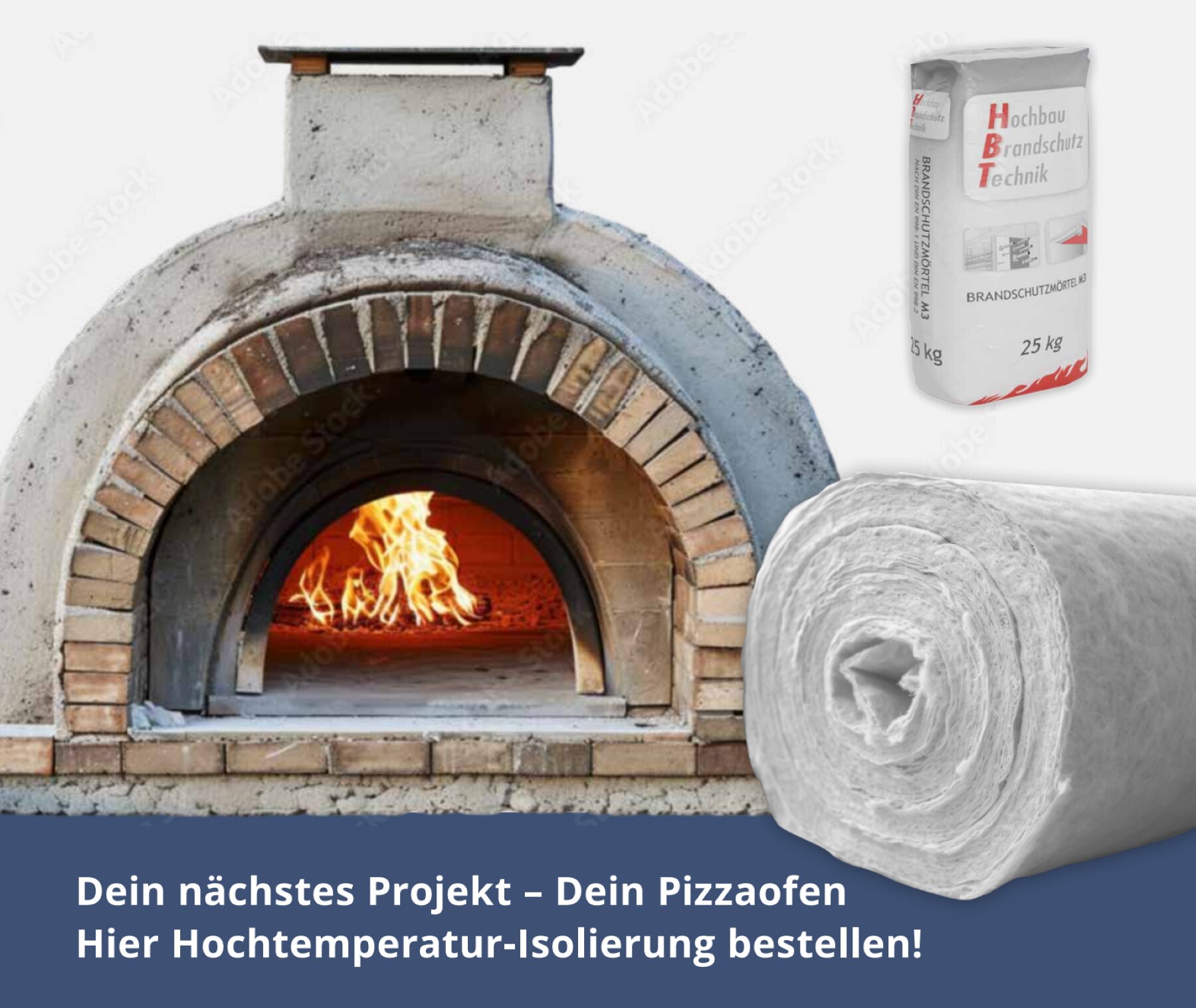 Pizzaofen-Isolierung