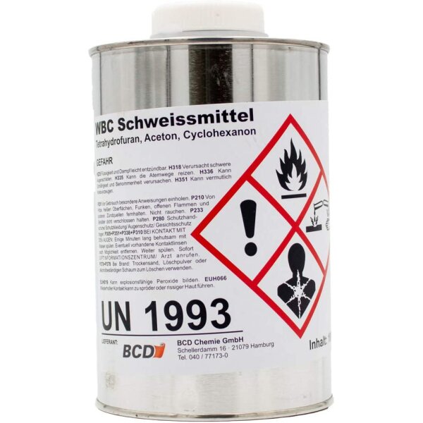 BCD Dose 1,0Lt. WBC Kaltschweißkleber Inklusive Pinsel