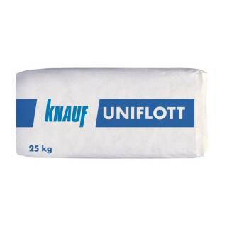Knauf Uniflott mastic pl&acirc;tre 25 kg mastic de jointoiement construction s&egrave;che