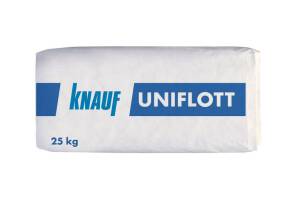 Masilla de yeso Knauf Uniflott 25 kg Masilla para juntas...