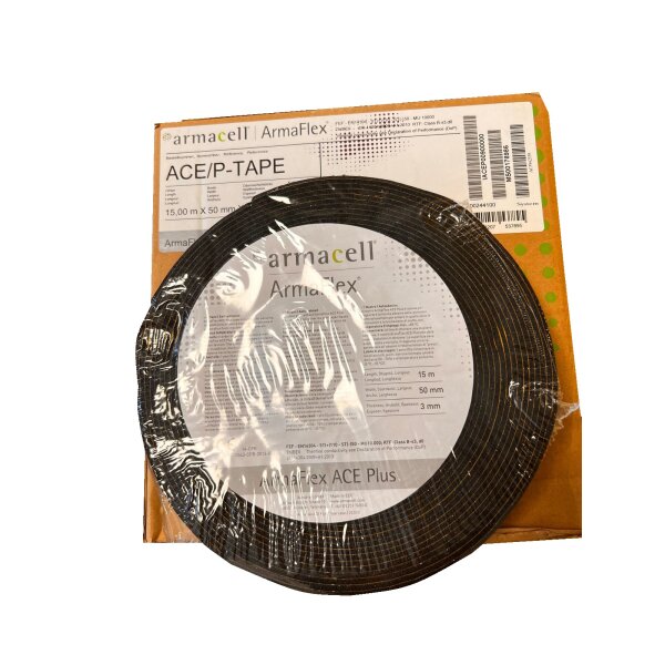 ArmaFlex ACE Plus Tape selbstklebend – 15 m x 50 mm x 3 mm