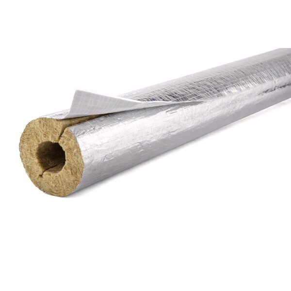 Steinbacher Steinwolle-Isolierschale – Alukaschierte Rohrisolierung 15 mm 20 mm