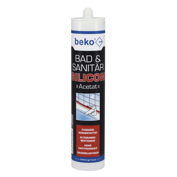 beko Bad- & Sanitär-Silicon Acetat transparent