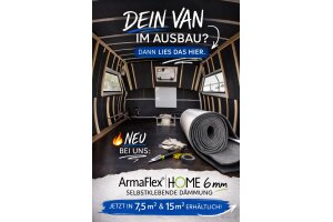 ArmaFlex HOME Selbstklebend Zuschnitt 6mm x 7,5m²