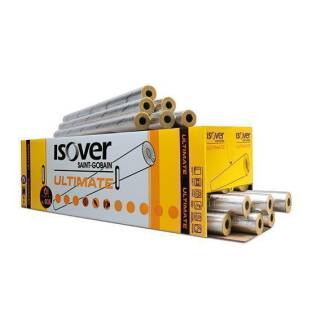 Carcasas de aislamiento ISOVER alu-laminated U Protect Pipe Section Alu2 60/50 - 9,6m (cartón)